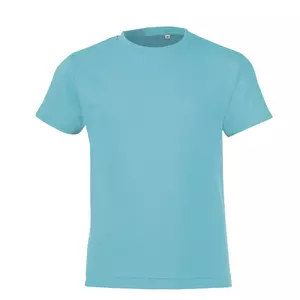 Футболка детская Regent Fit Kids, бирюзовая - 0636645.42