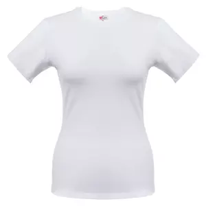 Футболка женская T-bolka Stretch Lady, белая - 0631891.60