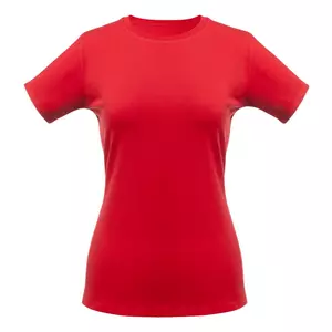 Футболка женская T-bolka Stretch Lady, красная - 0631891.50