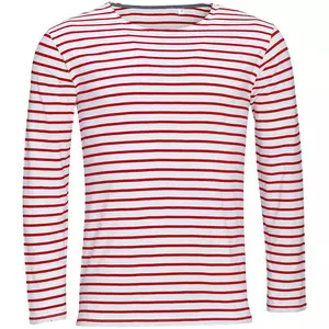 Футболка мужская Marine Men, белая с красным - 06301402987