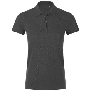 Рубашка поло женская Brandy Women, темно-серая с белым - 06301707503