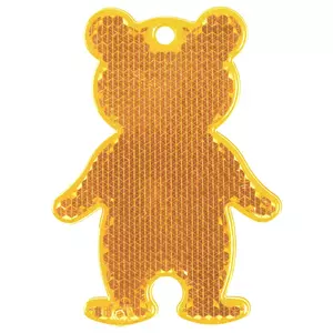 Пешеходный светоотражатель «Мишка», оранжевый - 0634815.20