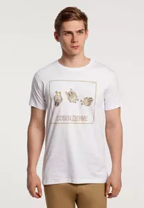 Футболка «Совпадение», белая - 06370162.60