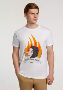 Футболка «Глаголом жечь», белая - 06370168.60