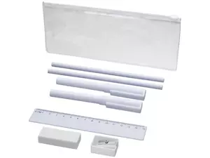 Набор «Mindy»: ручки шариковые, карандаши, линейка, точилка, ластик - 21210722102