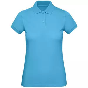 Рубашка поло женская Inspire, бирюзовая - 063PW440705