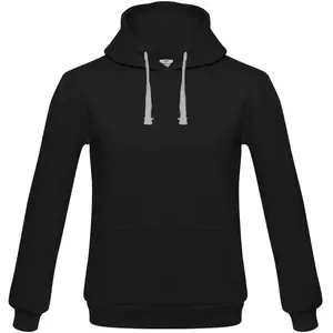 Толстовка с капюшоном Unit Kirenga Heavy, черная - 0636926.30