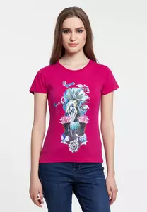 Футболка женская Beauty Sleep, ярко-розовая (фуксия) - 0637394.57