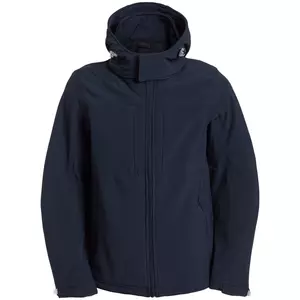 Куртка мужская Hooded Softshell темно-синяя - 063JM950003