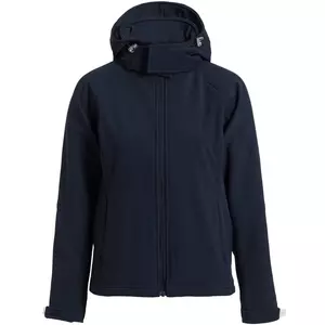 Куртка женская Hooded Softshell темно-синяя - 063JW937003