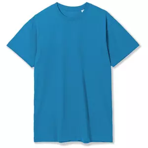 Футболка унисекс T-Bolka 180, бирюзовая - 0636994.42