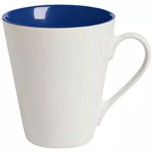 Кружка New Bell матовая, белая с синим - 06364811.40