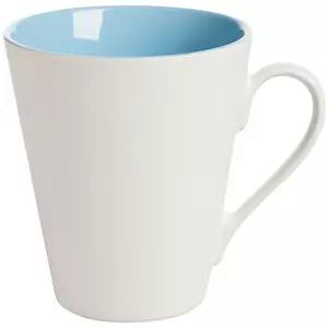 Кружка New Bell матовая, белая с голубым - 06364811.14