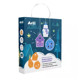 Набор для творчества Winter's Tale: мишка, домик, часы - 06312832.03