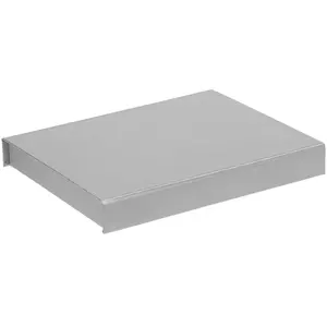 Коробка Rime под блокнот и ручку, серебристая - 06312052.10
