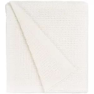 Плед Lattice, молочно-белый - 06311590.60