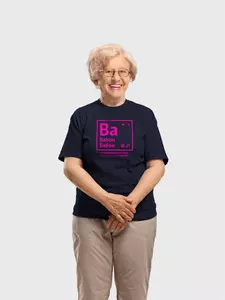 Футболка женская «Бабон», темно-синяя - 06370591.40