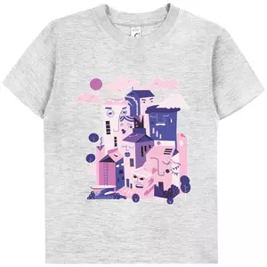 Футболка детская «Йогуртбург», светлый меланж - 06370448.16