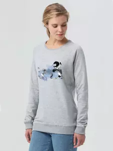 Свитшот женский «Не вы ли были у Невы», серый меланж - 06370456.11