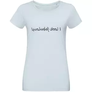 Футболка женская I Look Fabulous, голубая - 06370531.14