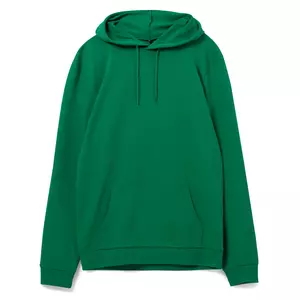 Толстовка с капюшоном унисекс Hoodie, зеленая - 063WU03W520