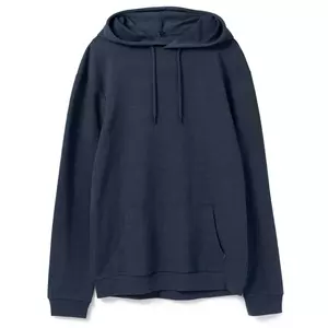 Толстовка с капюшоном унисекс Hoodie, синий меланж - 063WU03W611