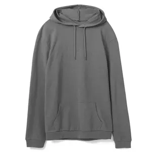 Толстовка с капюшоном унисекс Hoodie, серая (стальная) - 063WU03W665