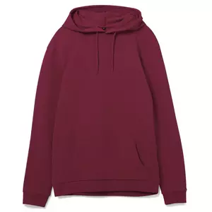 Толстовка с капюшоном унисекс Hoodie, бордовая - 063WU03W881