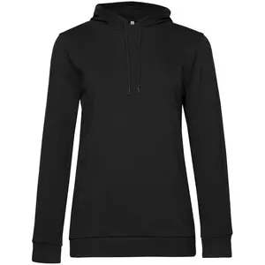 Толстовка с капюшоном женская Hoodie, черная - 063WW04W005
