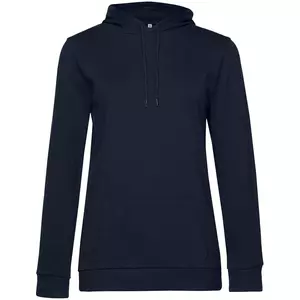 Толстовка с капюшоном женская Hoodie, темно-синяя - 063WW04W006
