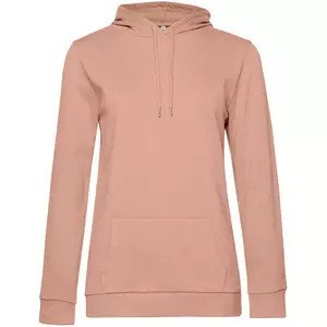 Толстовка с капюшоном женская Hoodie, бежевая (nude) - 063WW04W307