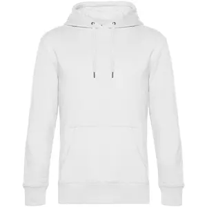 Толстовка с капюшоном унисекс King, белая - 063WU02K001