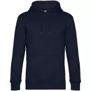 Толстовка с капюшоном унисекс King, темно-синяя - 063WU02K006