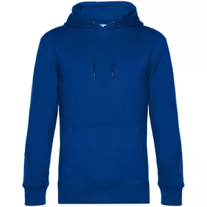 Толстовка с капюшоном унисекс King, ярко-синяя - 063WU02K453