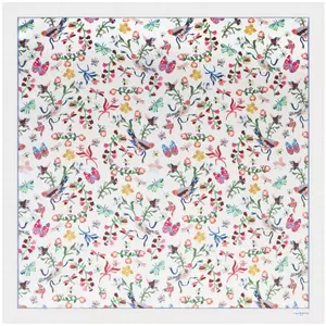 Платок Butterfly Silk, белый - 063CFL734F