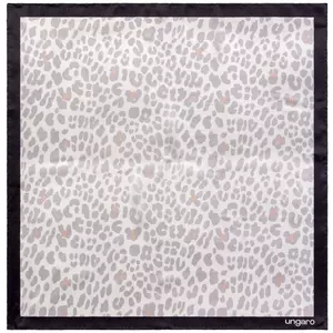 Платок Leopardo Silk, серый - 063UFM756K