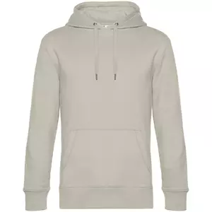 Толстовка с капюшоном унисекс King, дымчато-серая - 063WU02K672