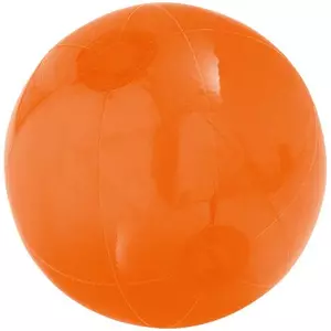 Надувной пляжный мяч Sun and Fun, полупрозрачный оранжевый - 06374144.20