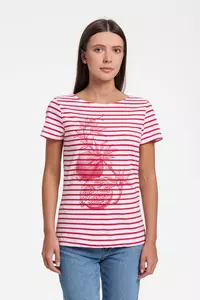 Футболка женская Grand Granat New, белая с красным - 06317344.65