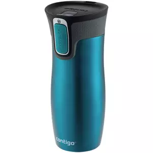 Термостакан Contigo West Loop, вакуумный, бирюзовый (морская волна) - 0636508.49