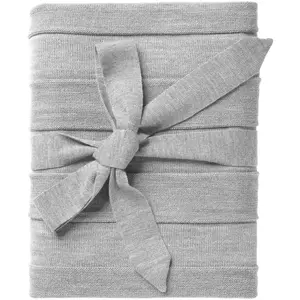 Плед Pleat, светло-серый - 0637602.16