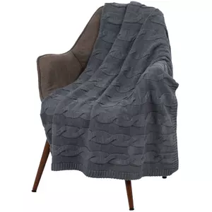 Плед Stille, серый меланж - 0637027.11