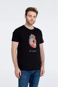Футболка Art In Heart, черная - 06371009.30