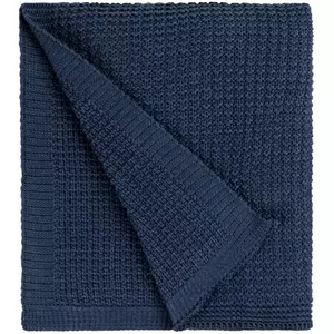 Плед Lattice, синий - 06311590.40