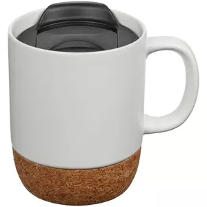 Кружка с пробковой подставкой Corky Walk, белая - 06312893.60