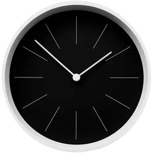 Часы настенные Neo, черные с белым - 06317115.36