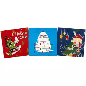 Набор Warmest Wishes: 3 открытки с конвертами - 06371945.02