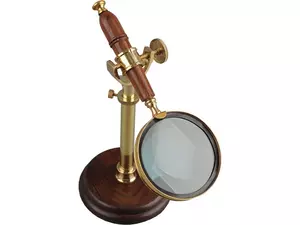 Лупа «Академия» золотистый,прозрачный,коричневый