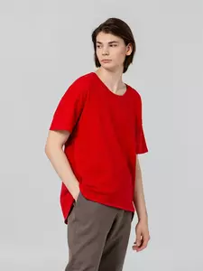 Футболка унисекс Kosmos 1.0, красная - 06312180.55