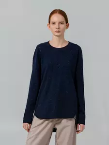 Футболка с длинным рукавом Kosmos 1.0, синий меланж - 06312181.41